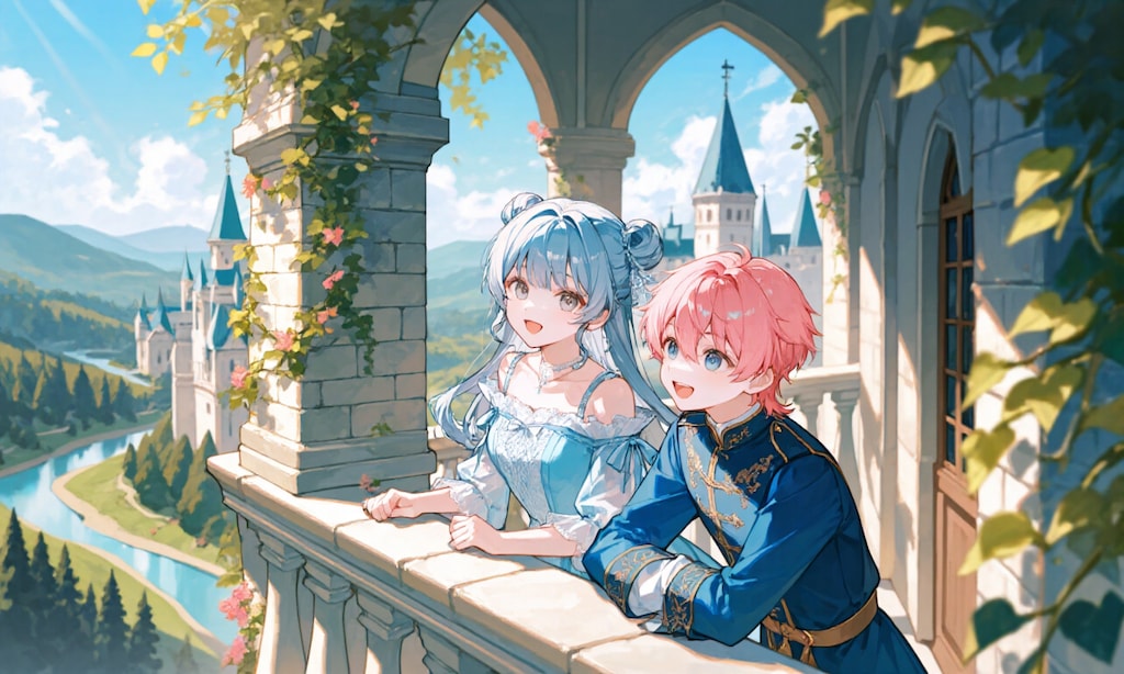 マーガレット姫とアザレア皇子