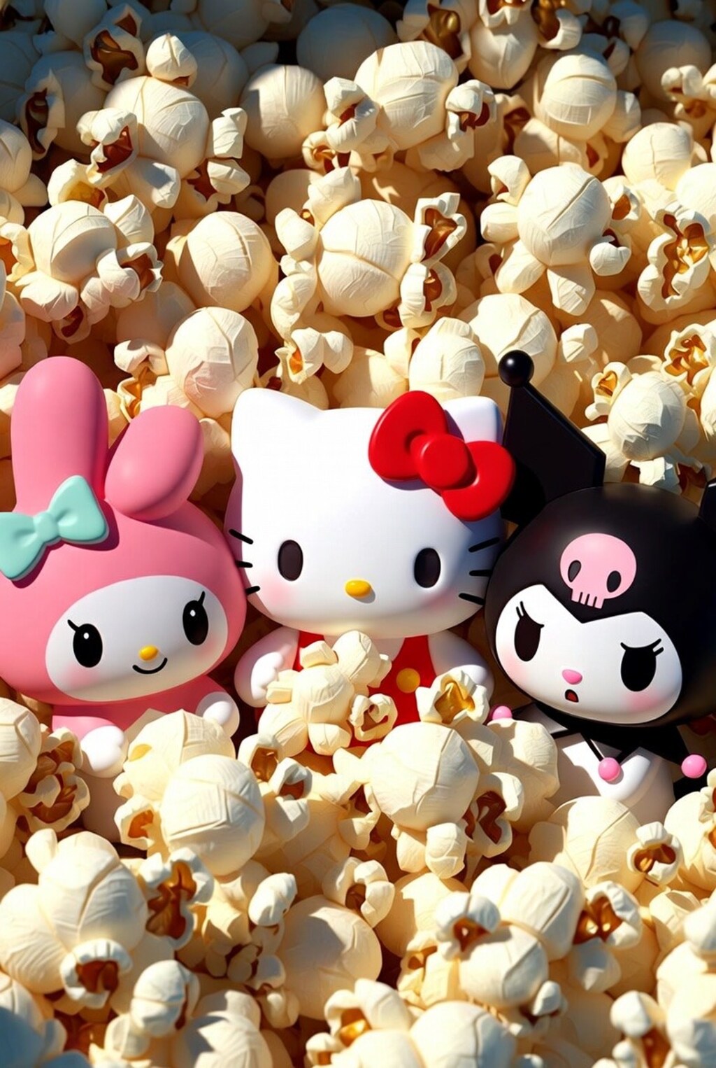 Hello Kitty & My melody & Kuromi