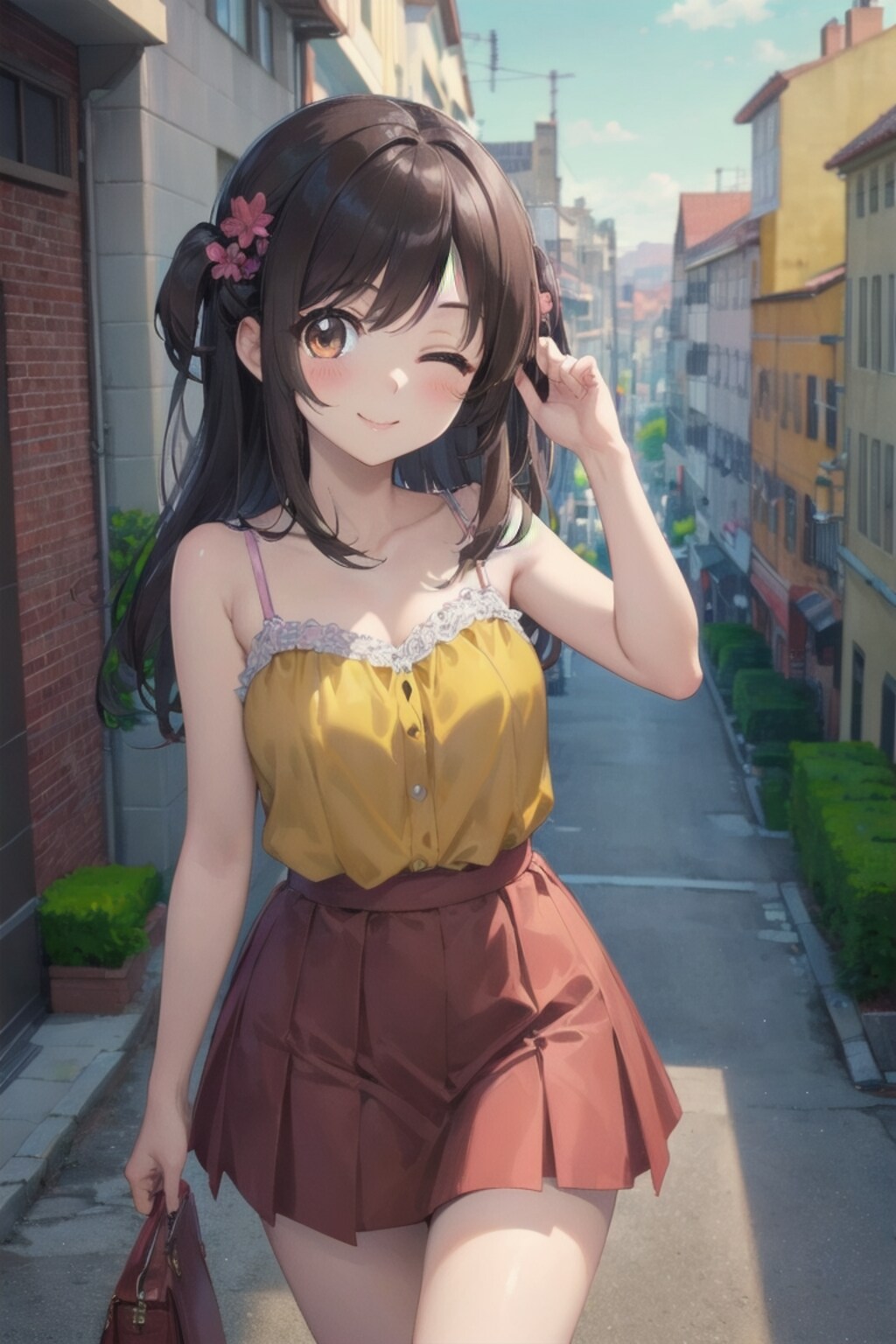 cute eye、愛華「街中にて」