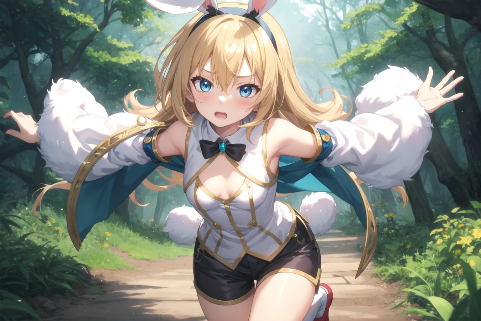 白うさぎイメージの愛梨紗ちゃん | の人気AIイラスト・グラビア