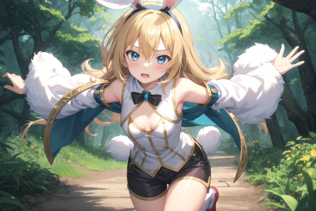 白うさぎイメージの愛梨紗ちゃん