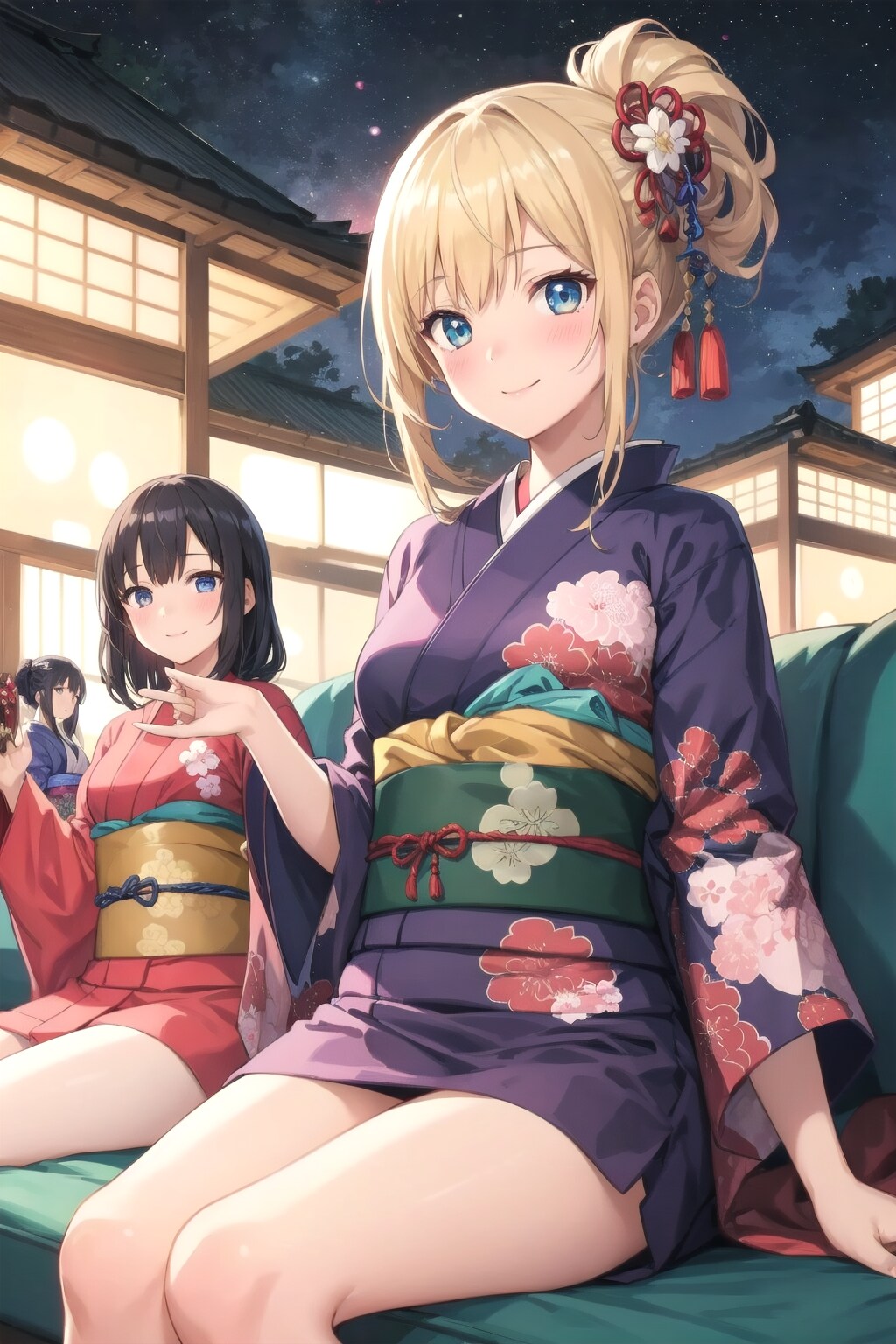 着物でLet'sハーレム