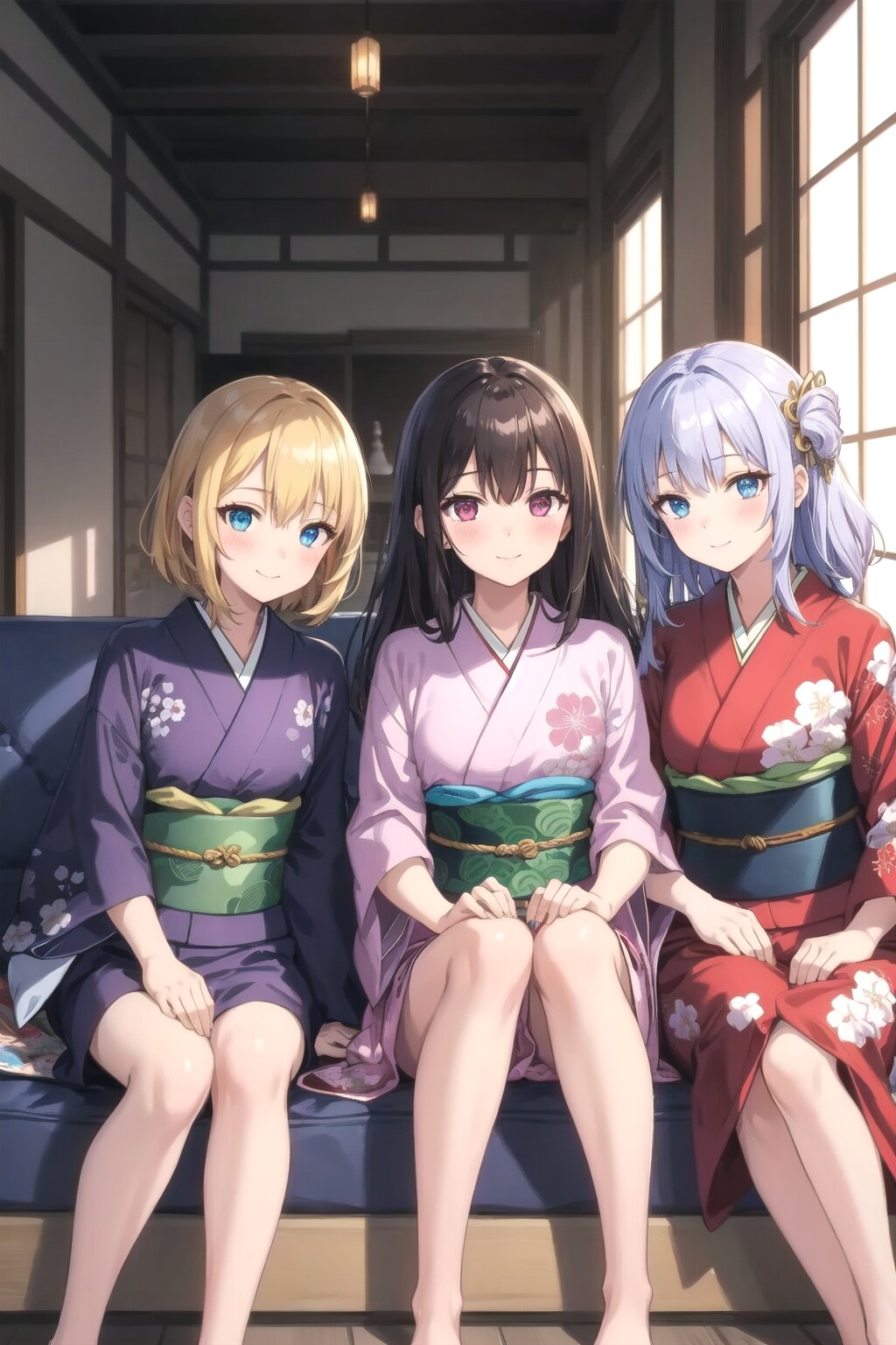 着物でLet'sハーレム