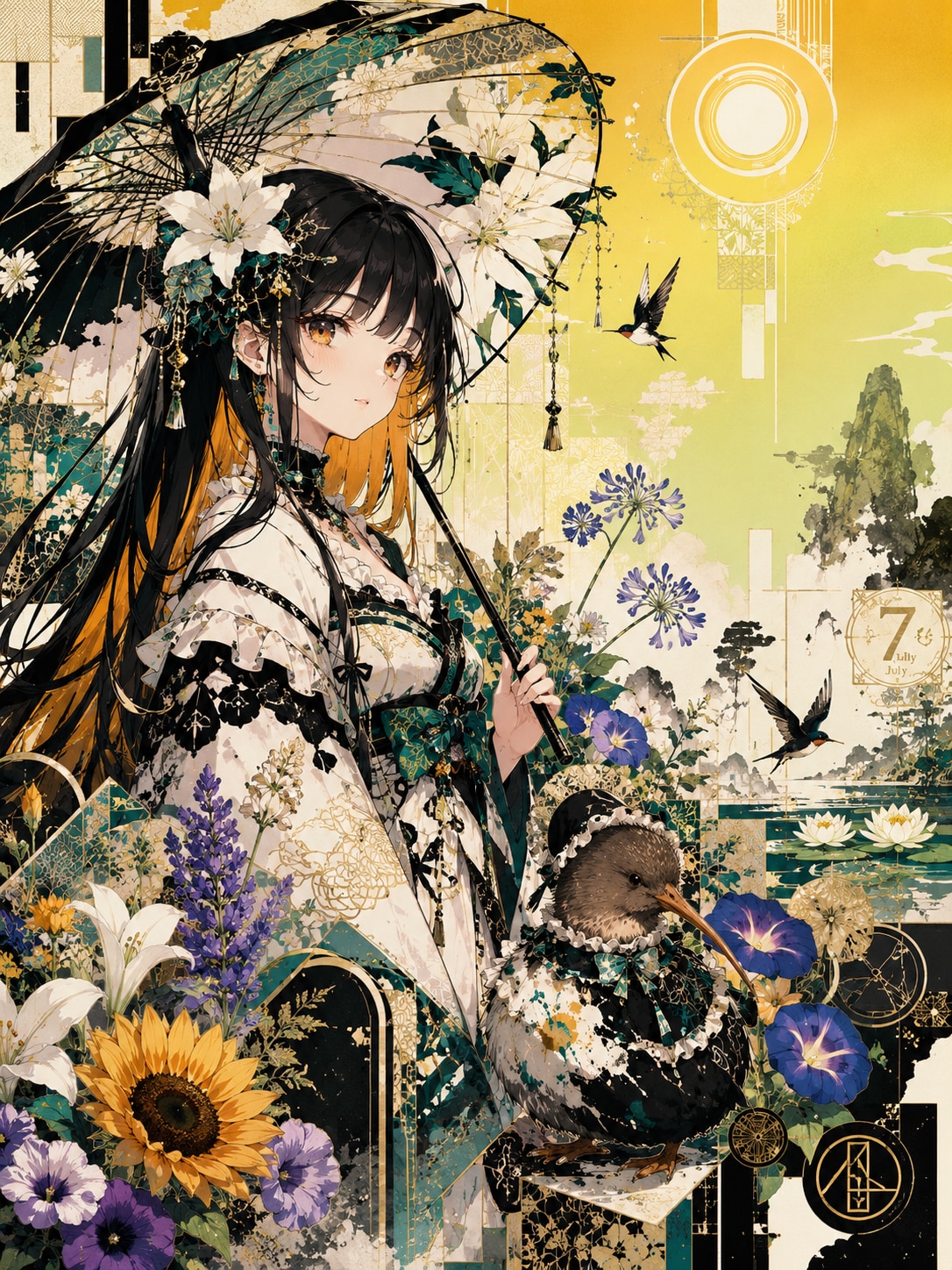 7月の花々