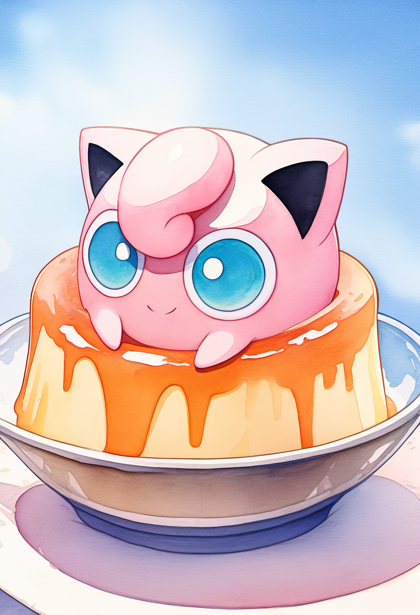 プリンに埋もれたプリン | の人気AIイラスト・グラビア