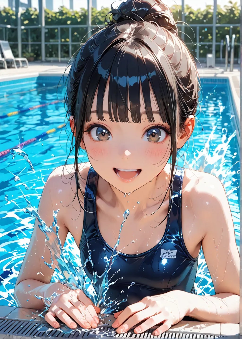 水泳の授業☺️