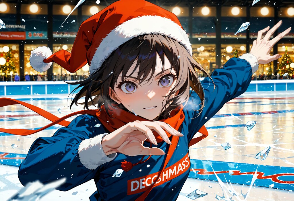 今日はスケートの日。クリスマス　その４