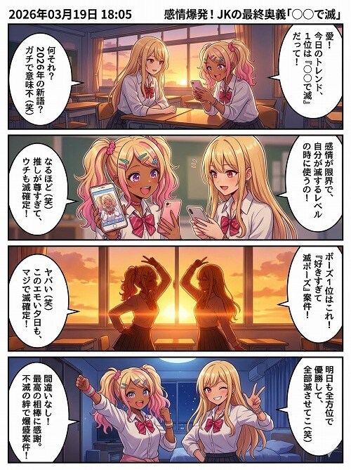 JK界隈の最終奥義「◯◯で滅」