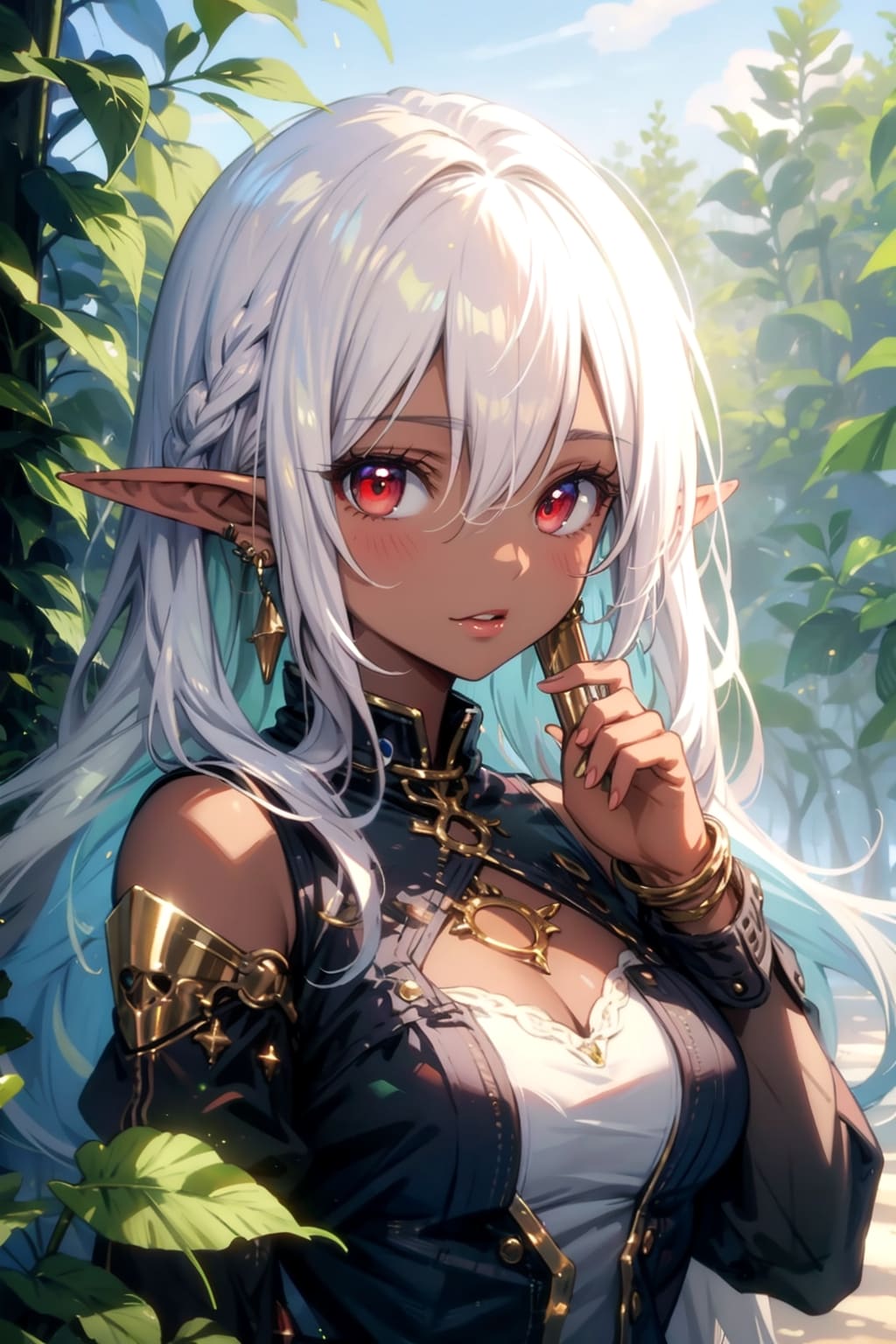 美少女ダークエルフ