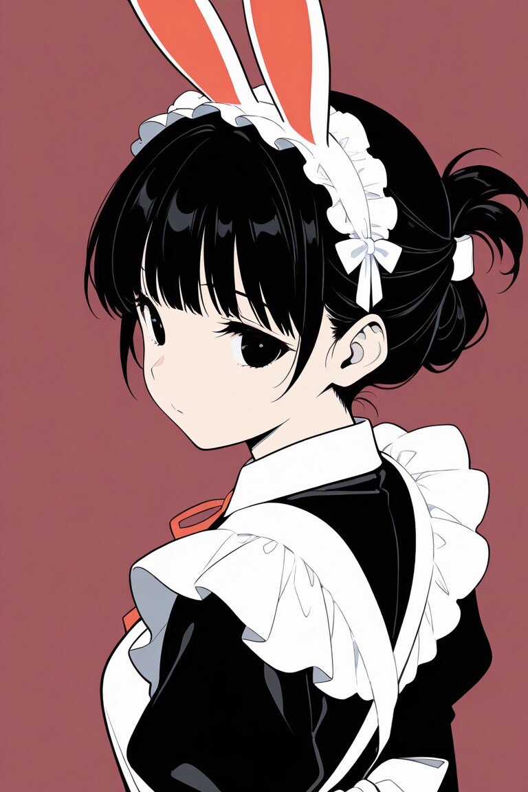 うさぎ耳バンドなメイドさん | の人気AIイラスト・グラビア