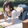 ピクニックでブラチラ 2枚目