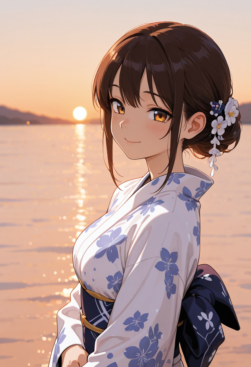 夕凪の浴衣美人 | の人気AIイラスト・グラビア
