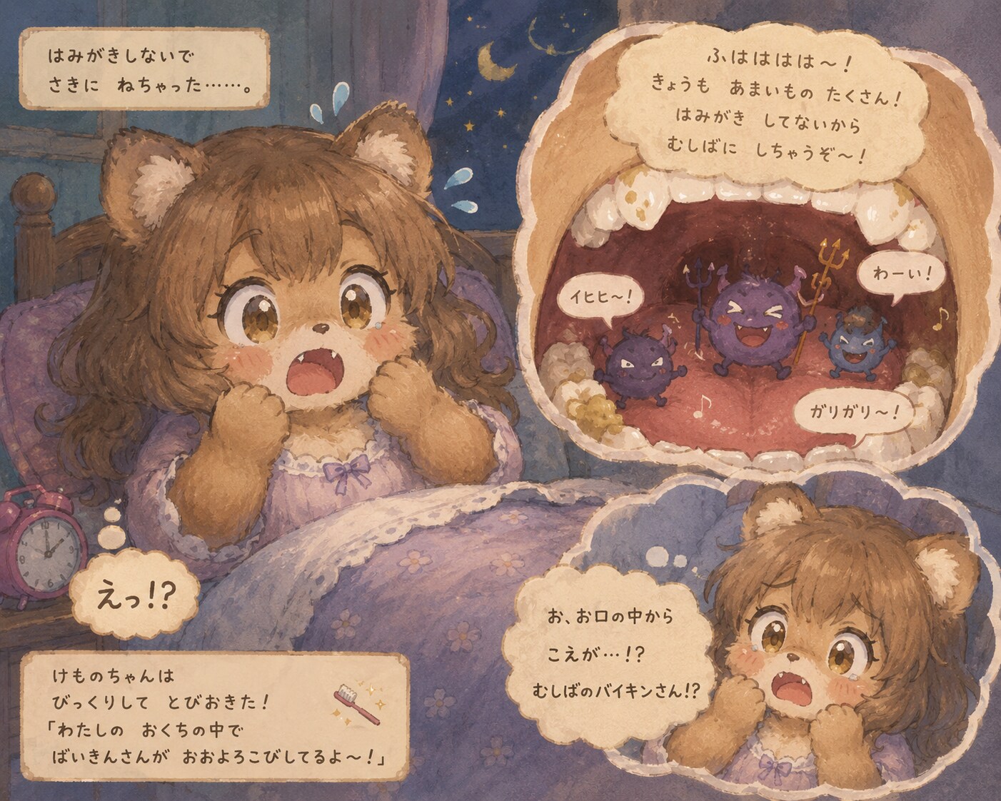 なにかきこえてきたよ！？