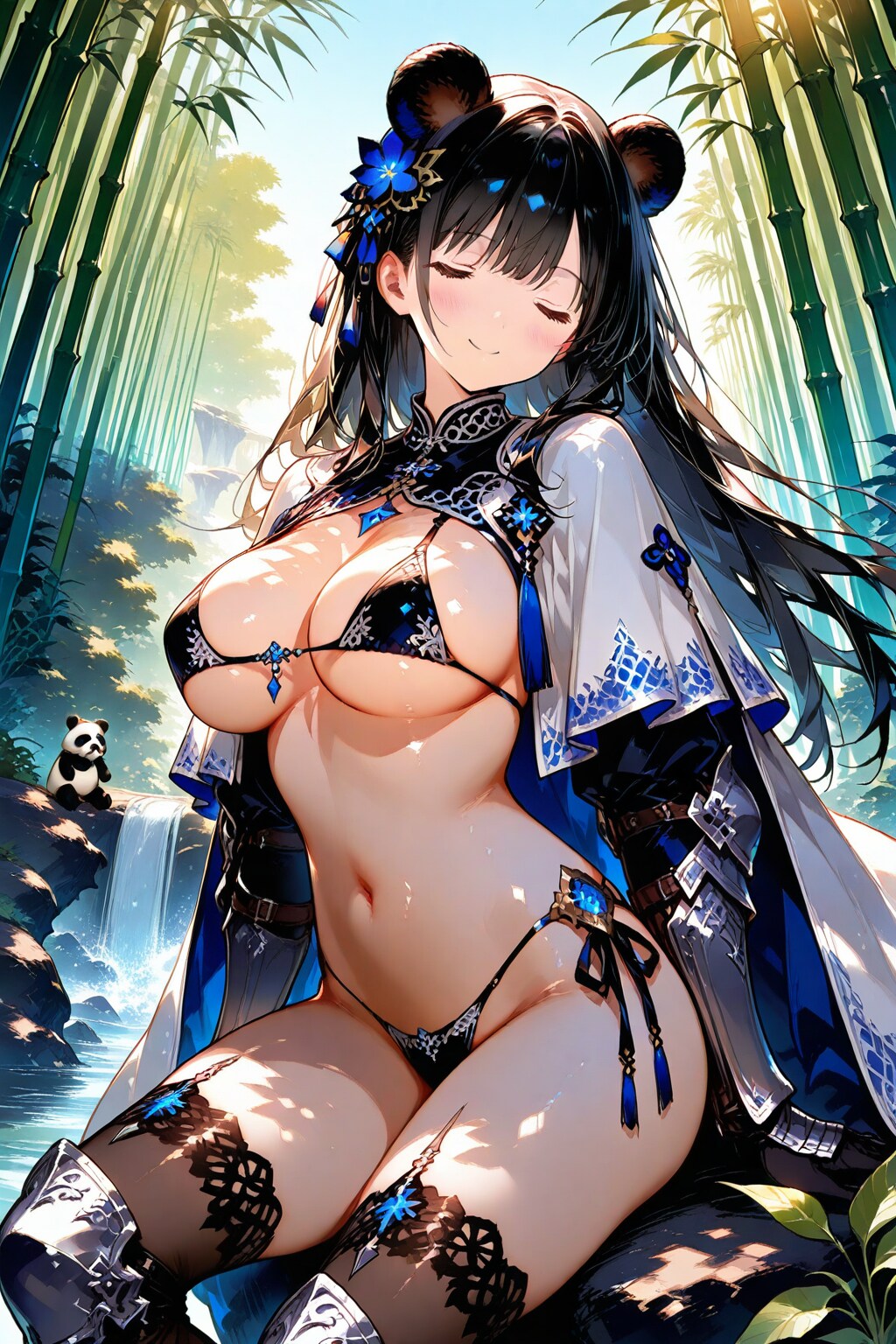 マイクロビキニアーマーとパンダさん