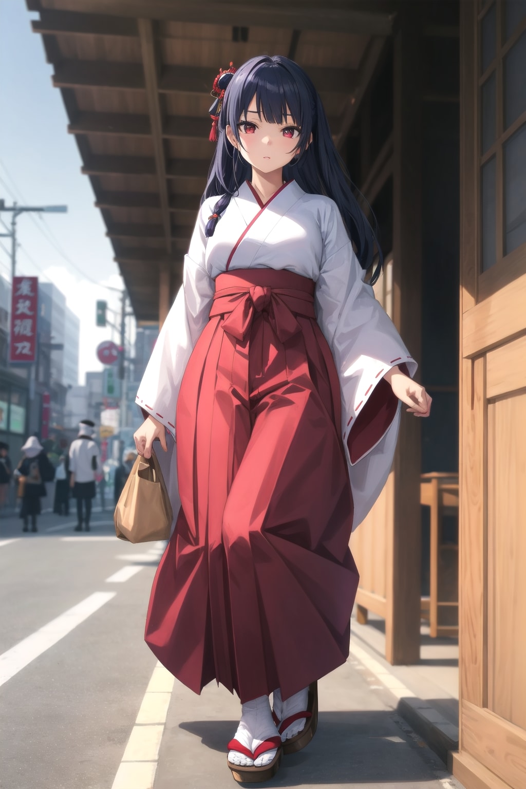 巫女リナちゃん | の人気AIイラスト・グラビア