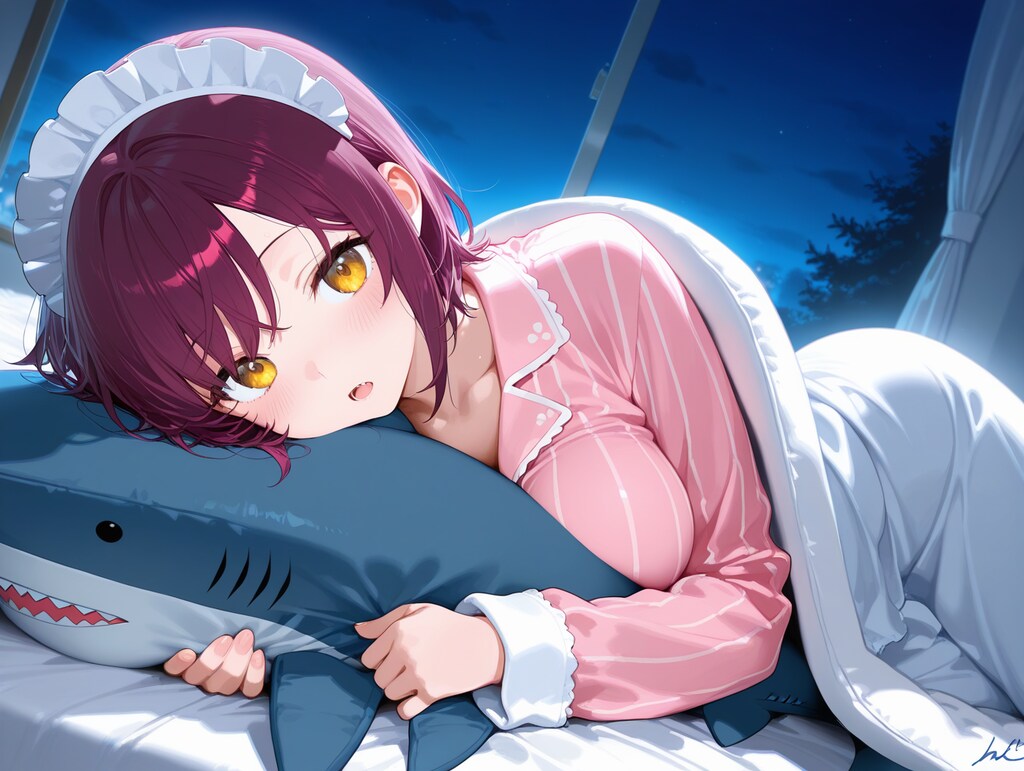 おやすみなさい（挨拶メイドの芽衣ちゃん）