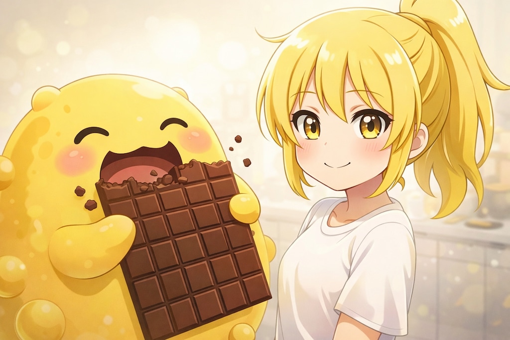 ファットイエローと 黄ぽにちゃん