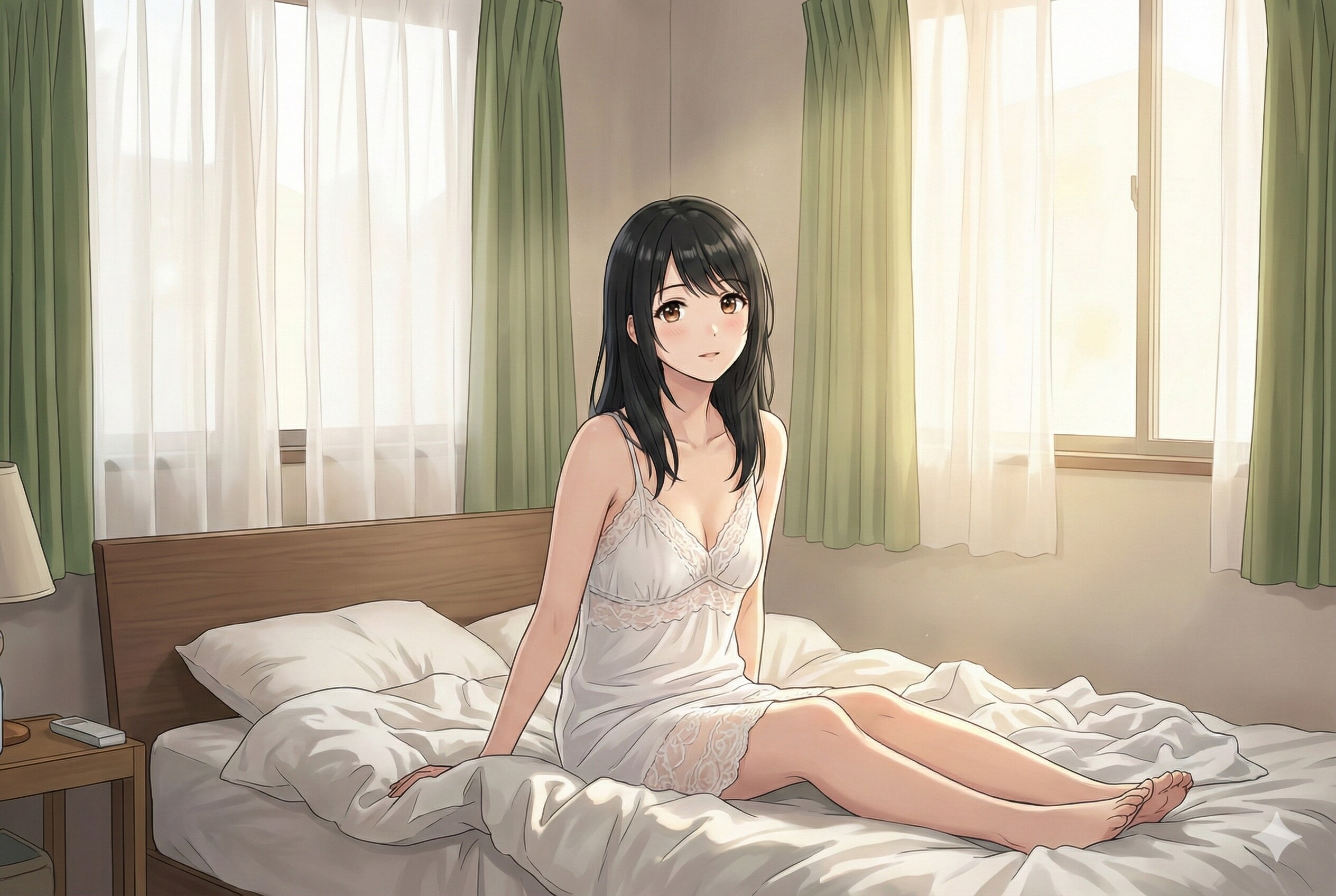 寝起き