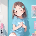 Tシャツと下着少女（リメイク）ひとりVer. 10枚目