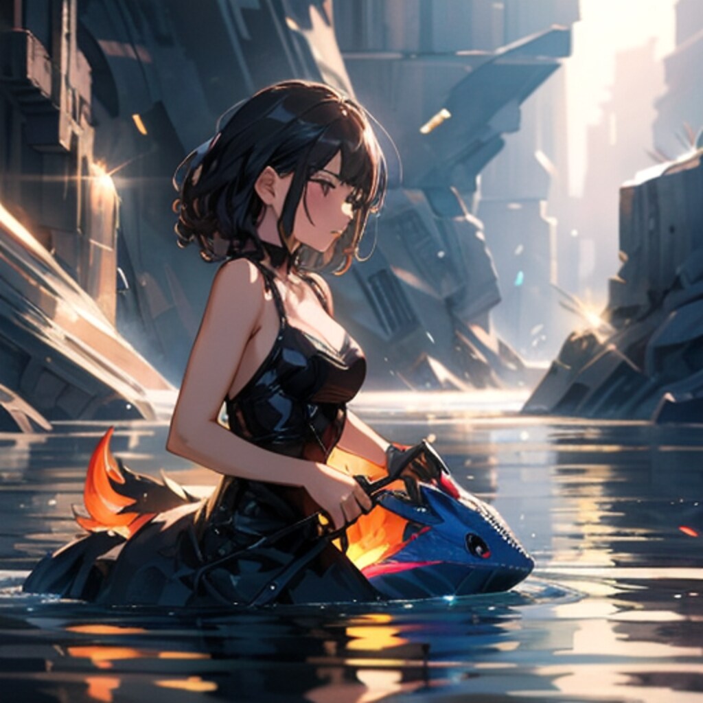 なにこれ？戦後の湖かな？