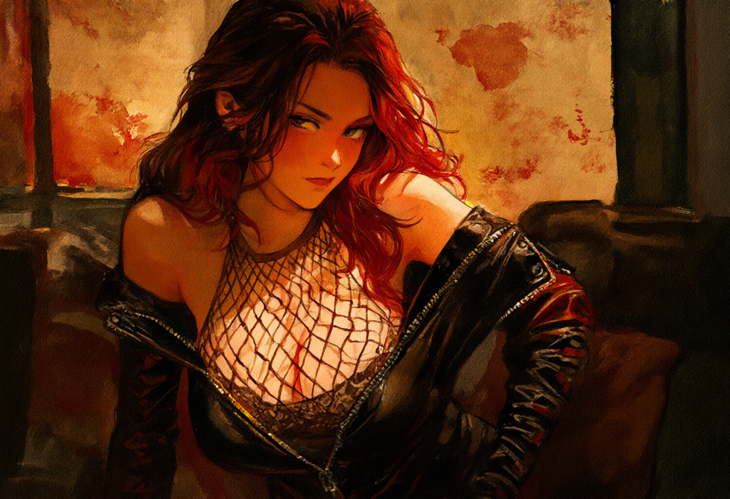 【全年齢・V4版】　半脱ぎ巨乳娘シリーズから出張中　麗しき網目ファッション編