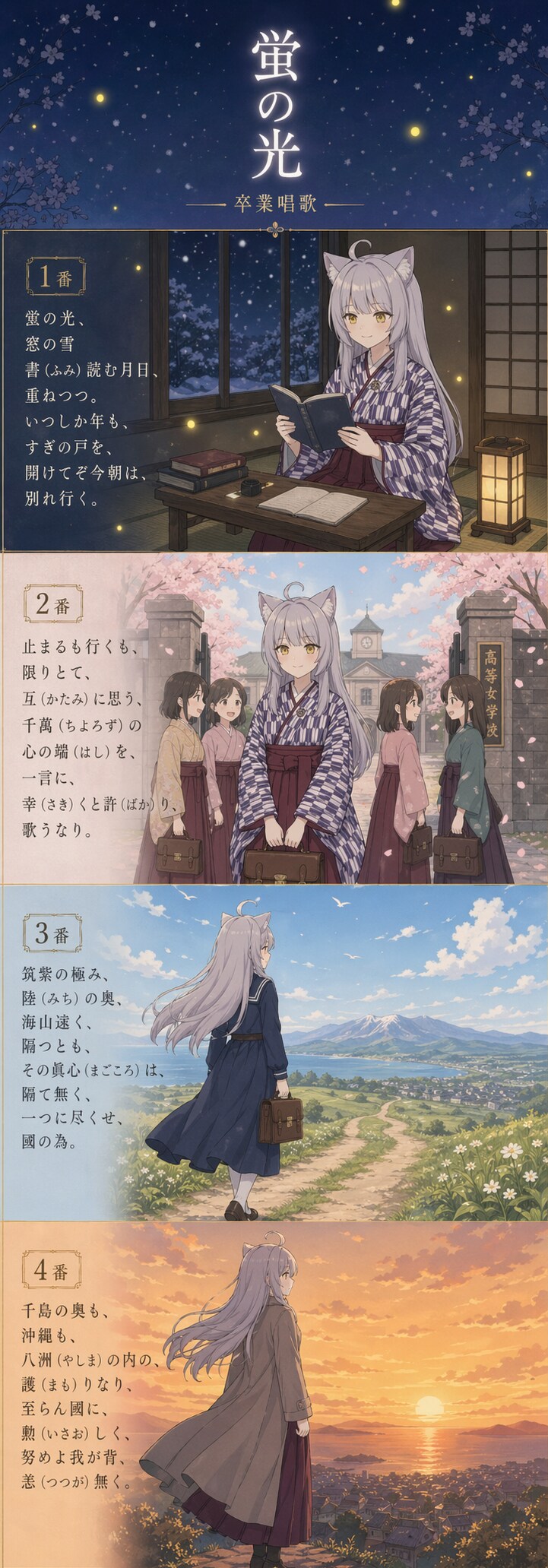 歌詞カード作成プロンプト