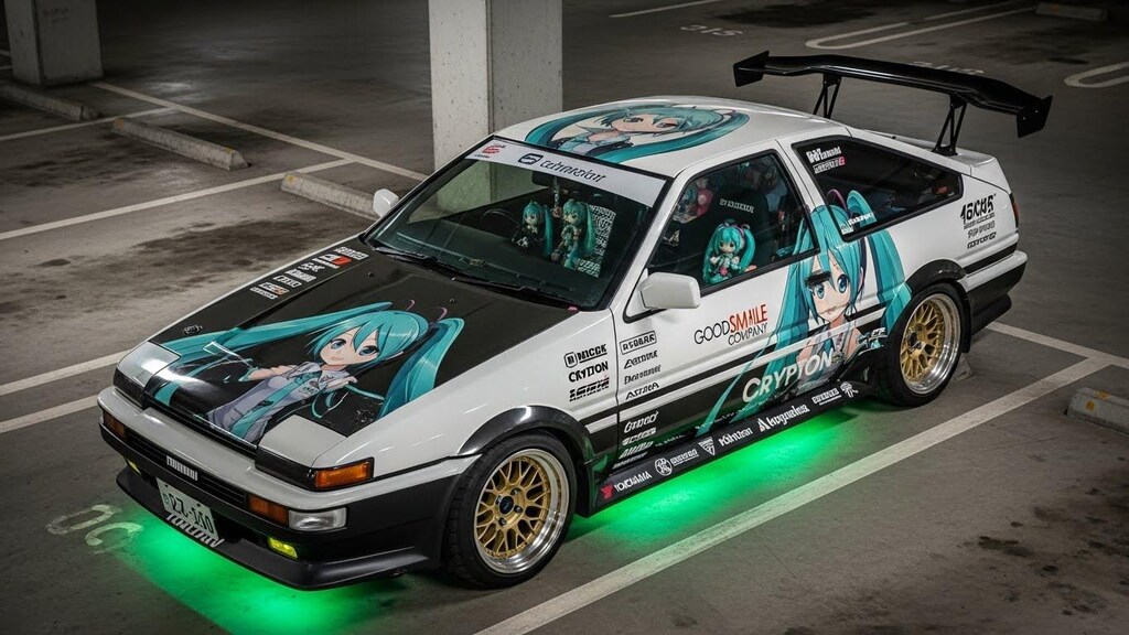 AE86初音ミク痛車