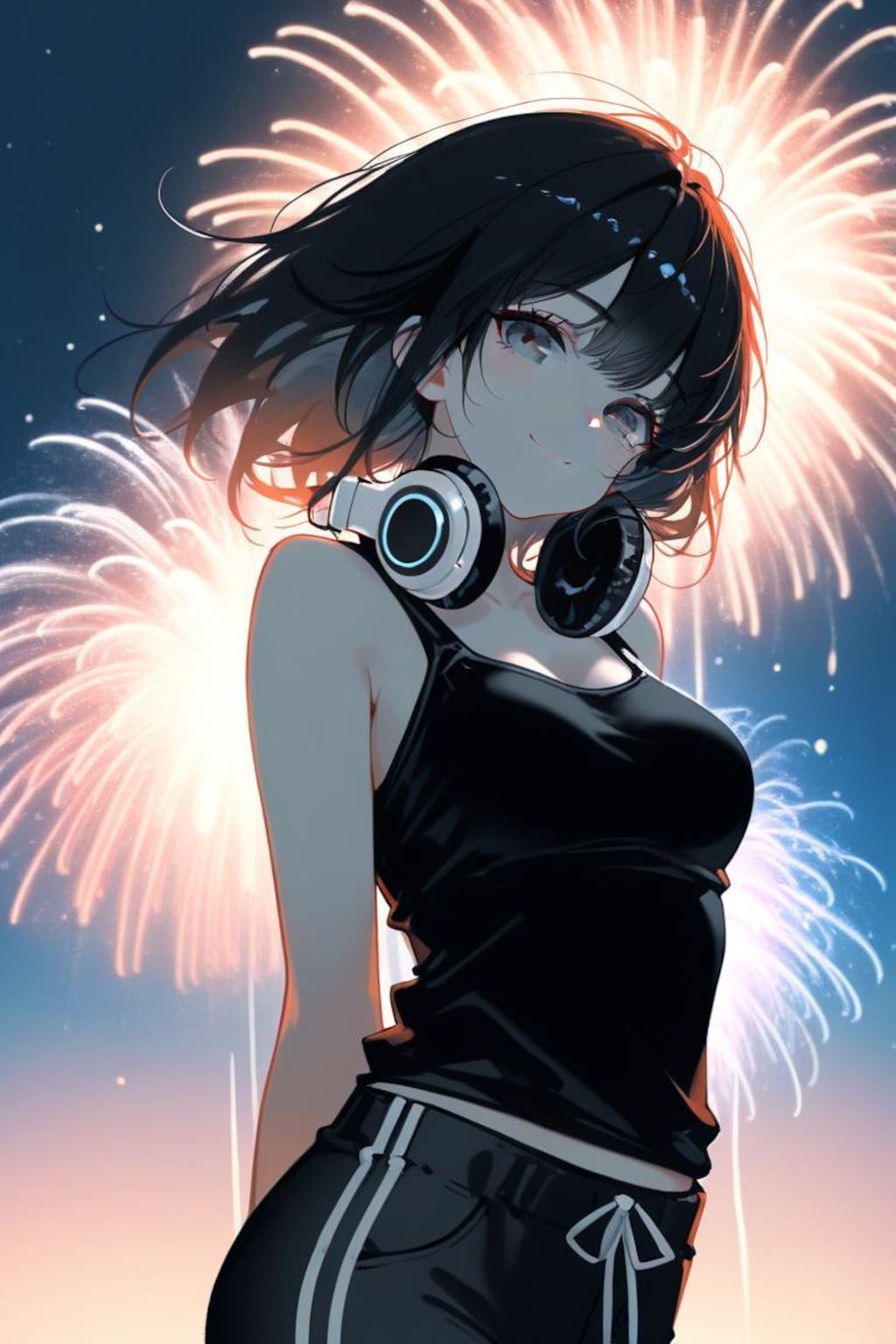 ヘッドホン女子🎧