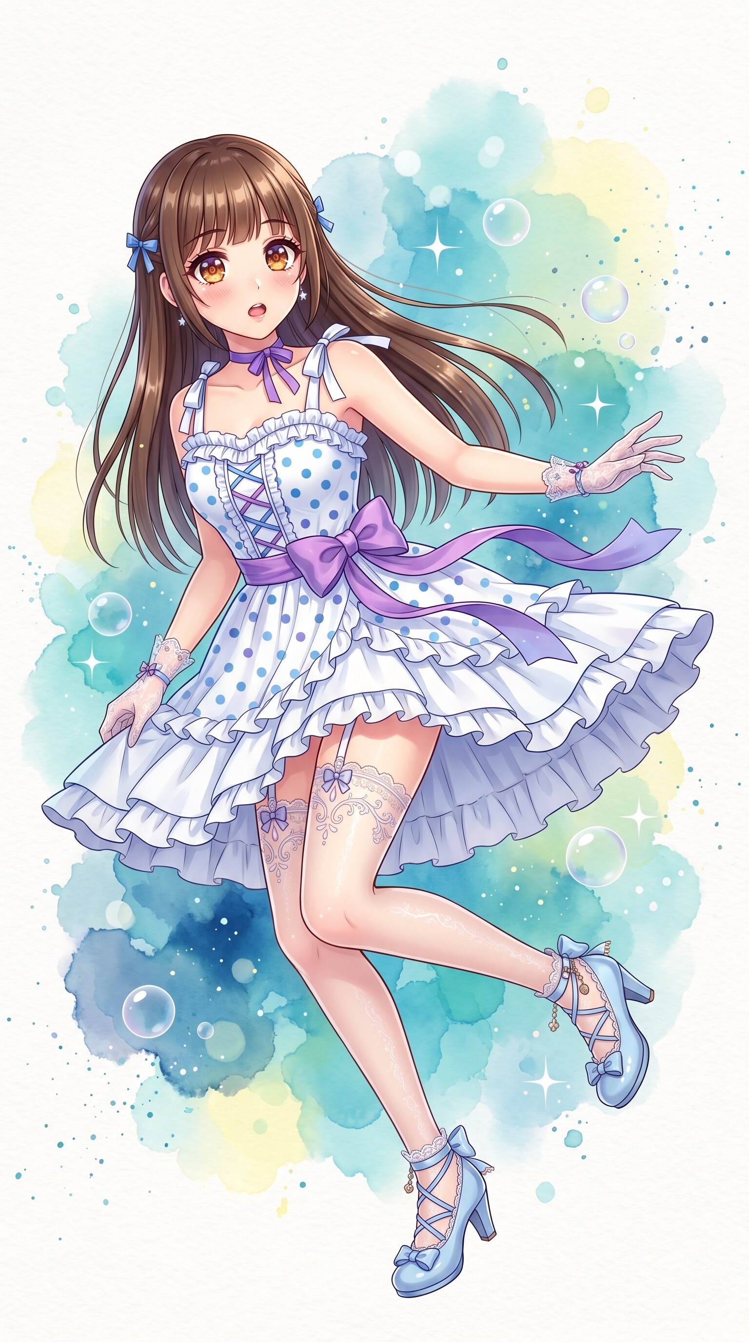 蒼泡の彩裙夢