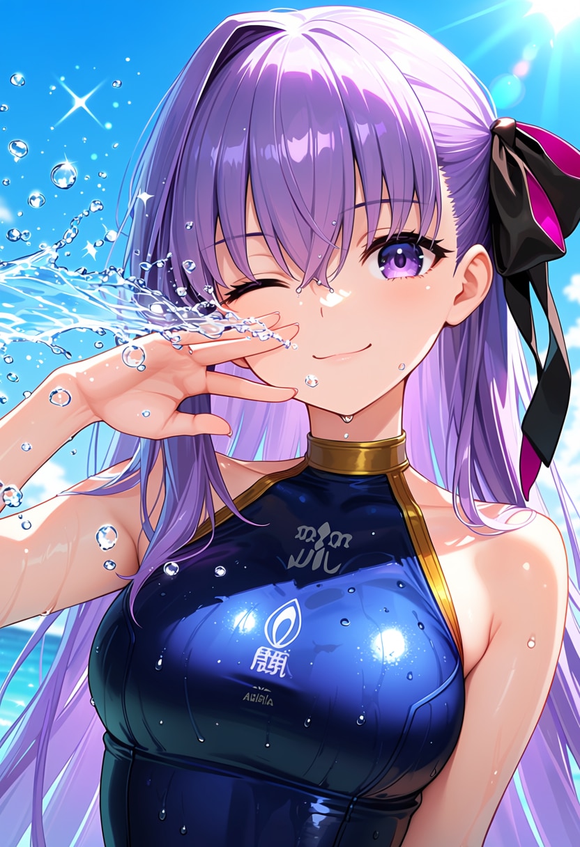 真夏の水遊び | の人気AIイラスト・グラビア