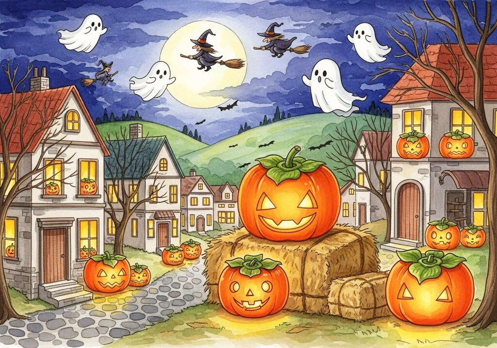 ハロウィンの絵