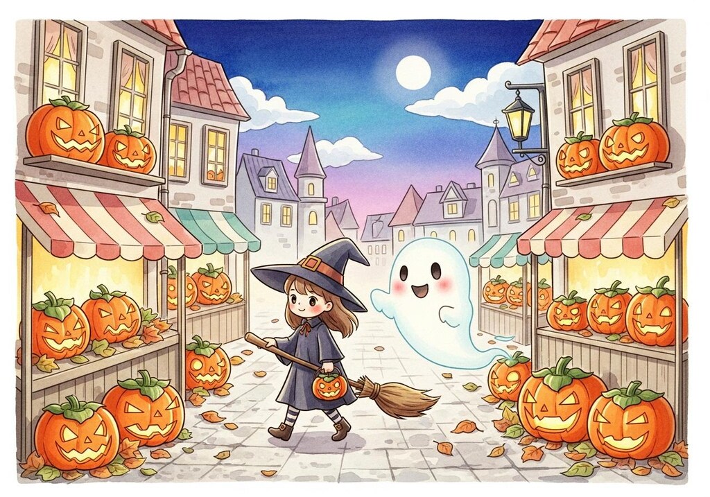 ハロウィンの絵