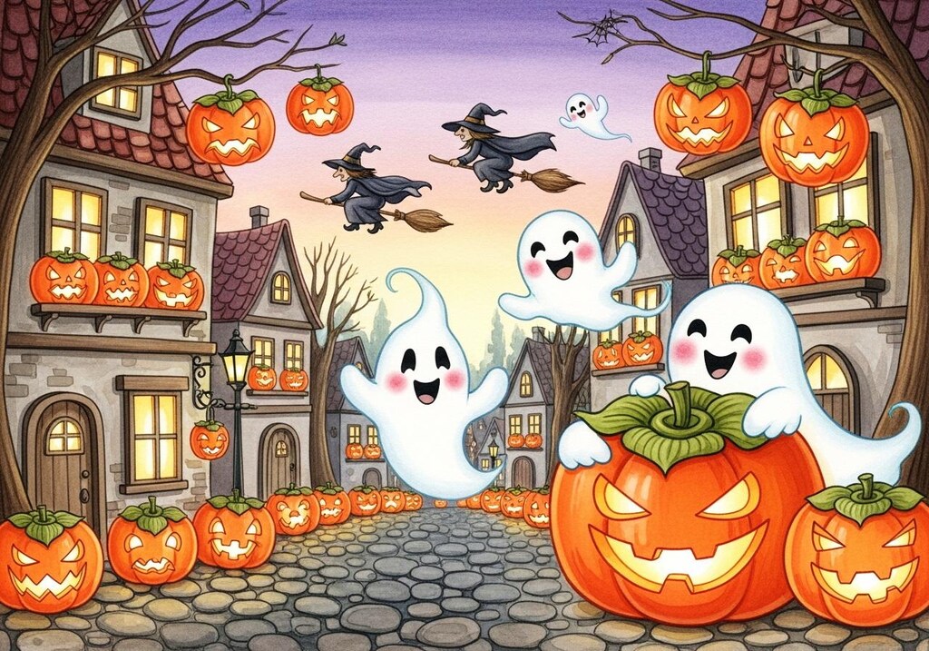 ハロウィンの絵