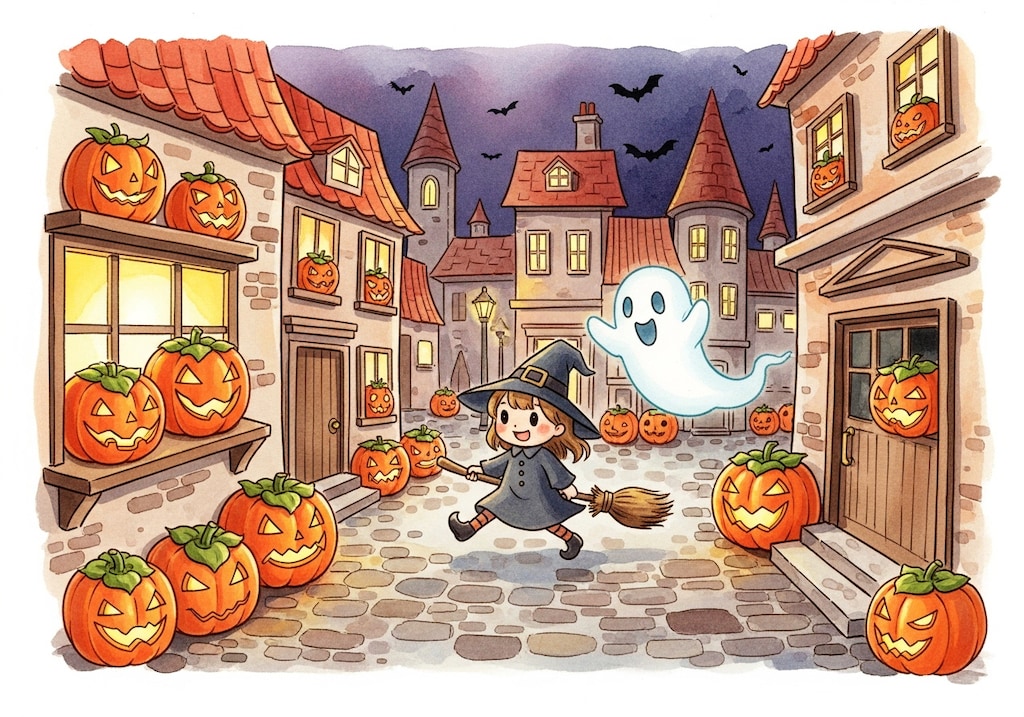 ハロウィンの絵