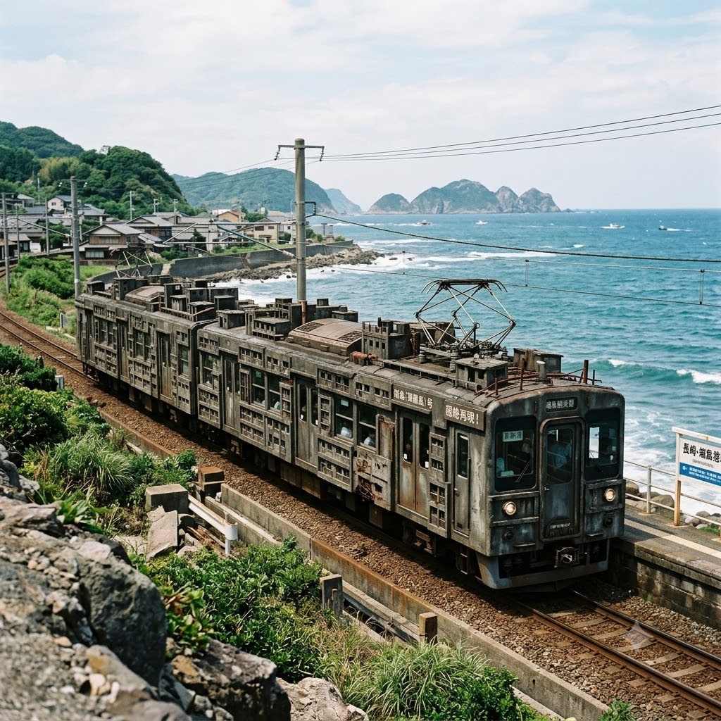 軍艦島列車