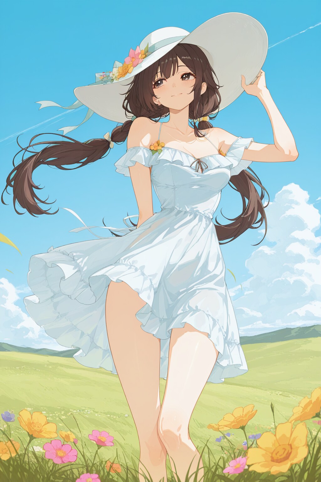 草原を渡る風