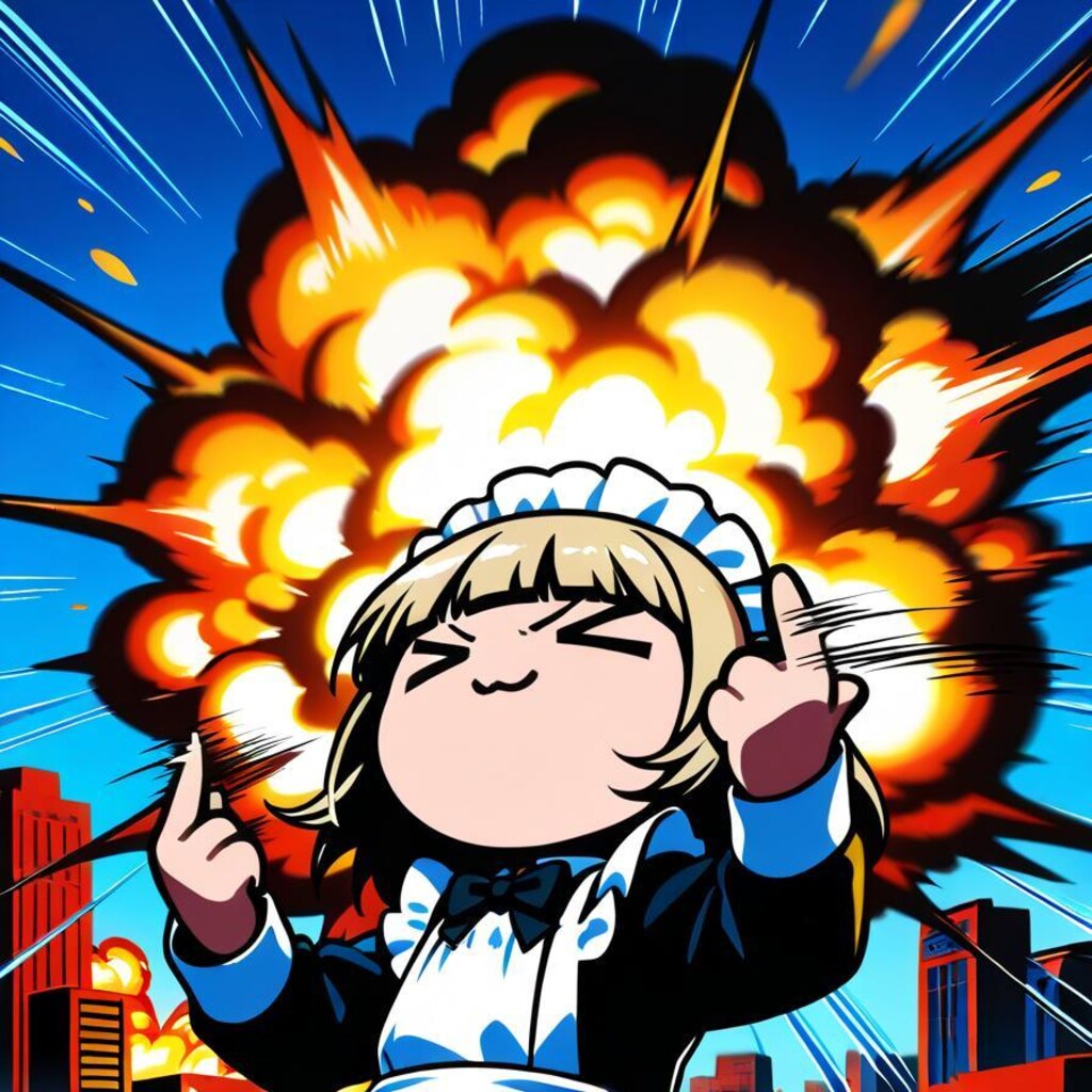 指パッチンで某十傑集気分を味わっちゃう系メイドちゃん