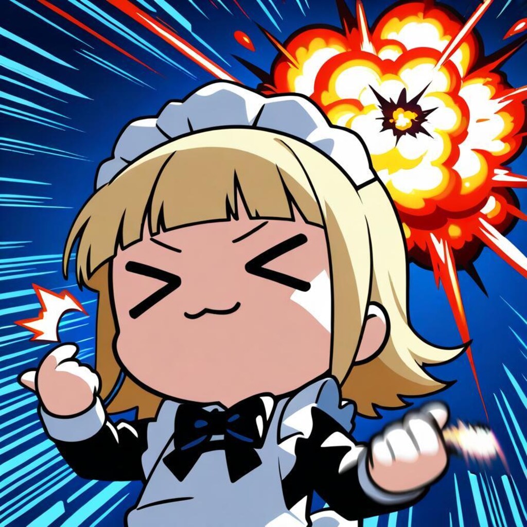 指パッチンで某十傑集気分を味わっちゃう系メイドちゃん