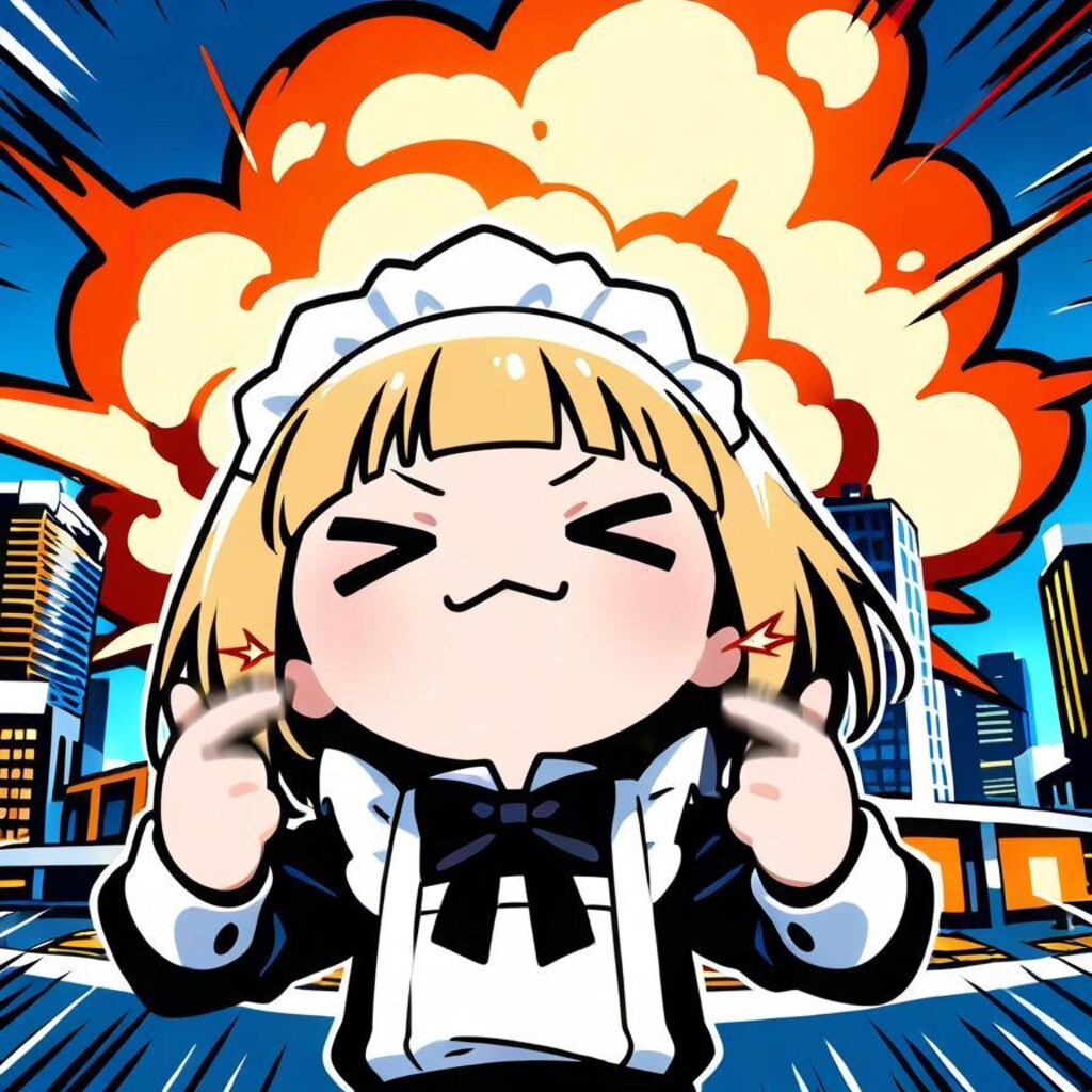 指パッチンで某十傑集気分を味わっちゃう系メイドちゃん