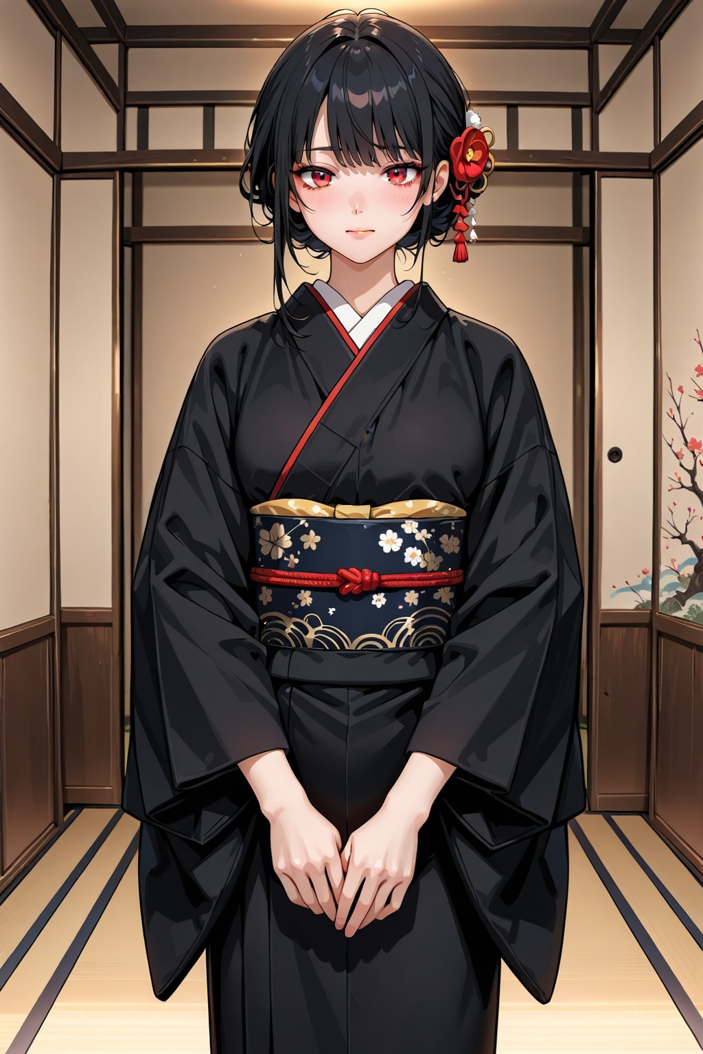 和装の妹
