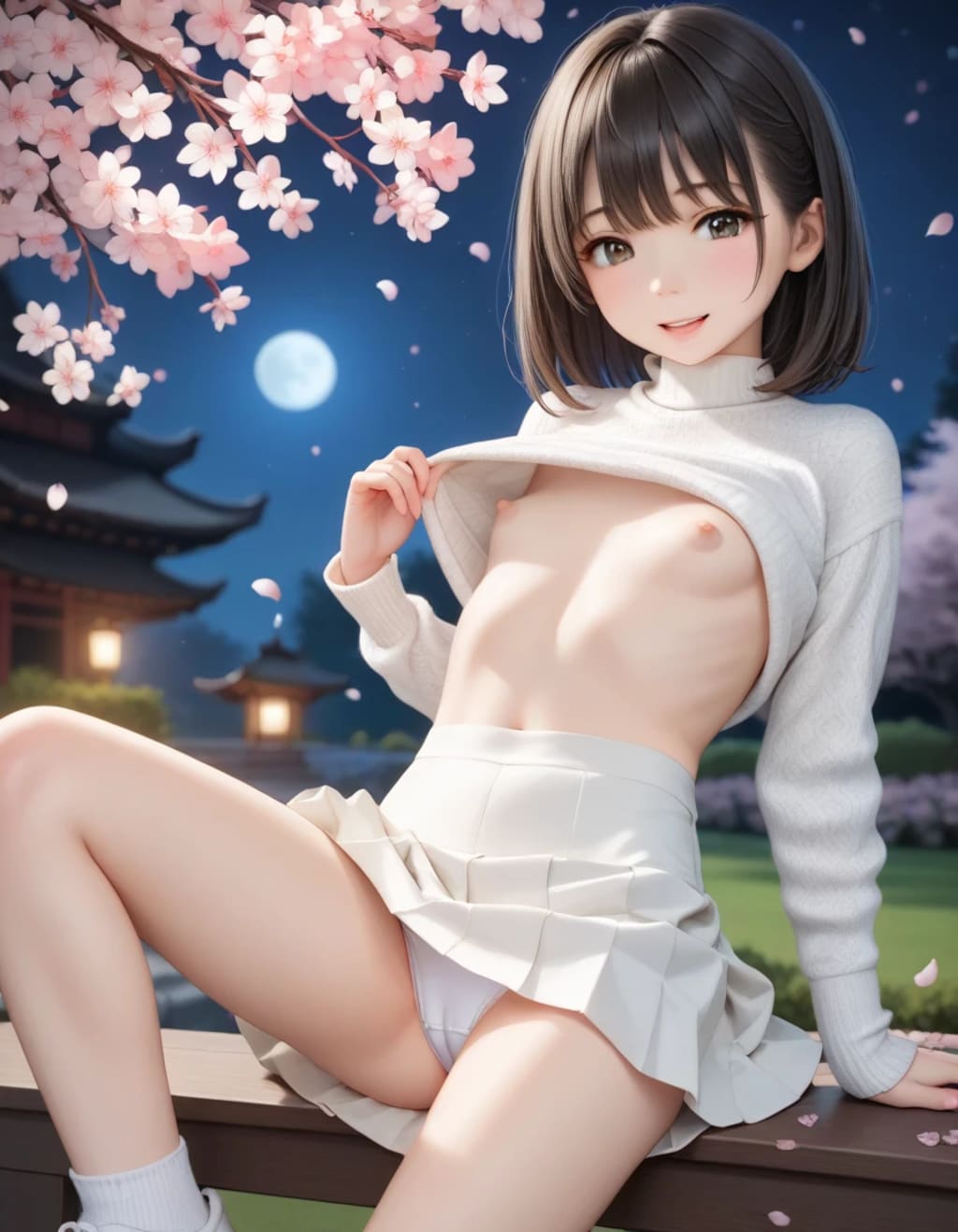 夜桜／貧乳ver R18