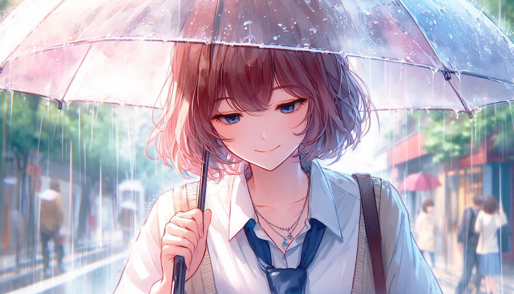 少女／雨