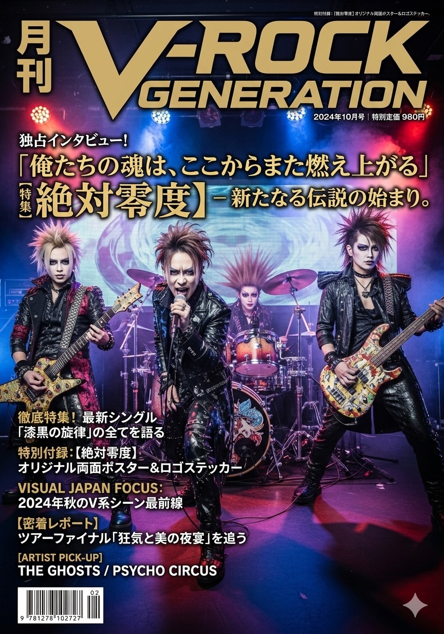 V系音楽雑誌 | の人気AIイラスト・グラビア