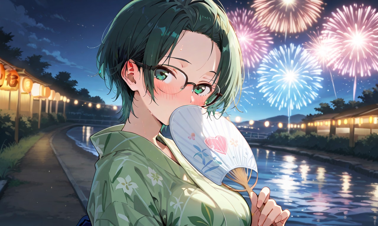 夏祭りにあの人と