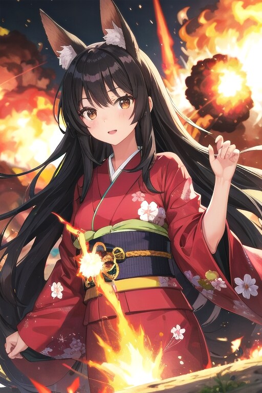 さくらちゃん爆発 | の人気AIイラスト・グラビア