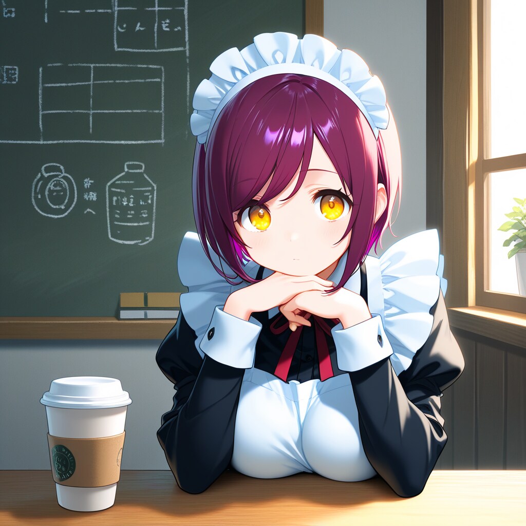 こんにちは（挨拶メイドの芽衣ちゃん） | の人気AIイラスト・グラビア