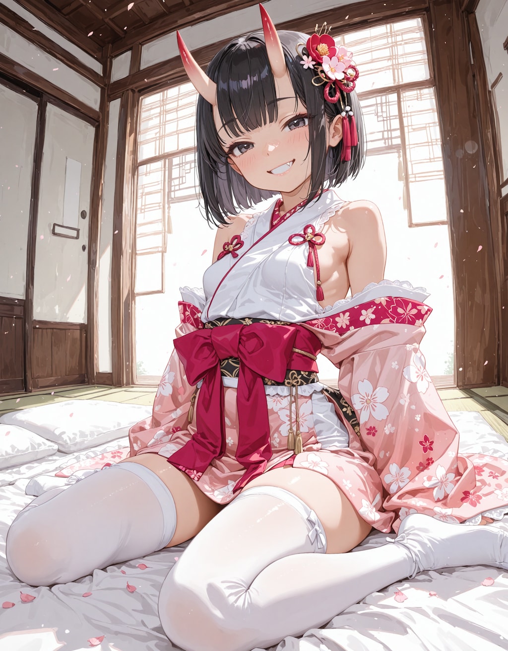 八重桜の絶対領域