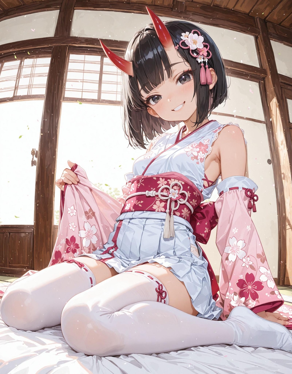 八重桜の絶対領域