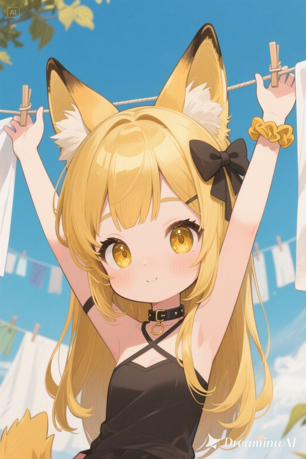 ミラさんを干そうー