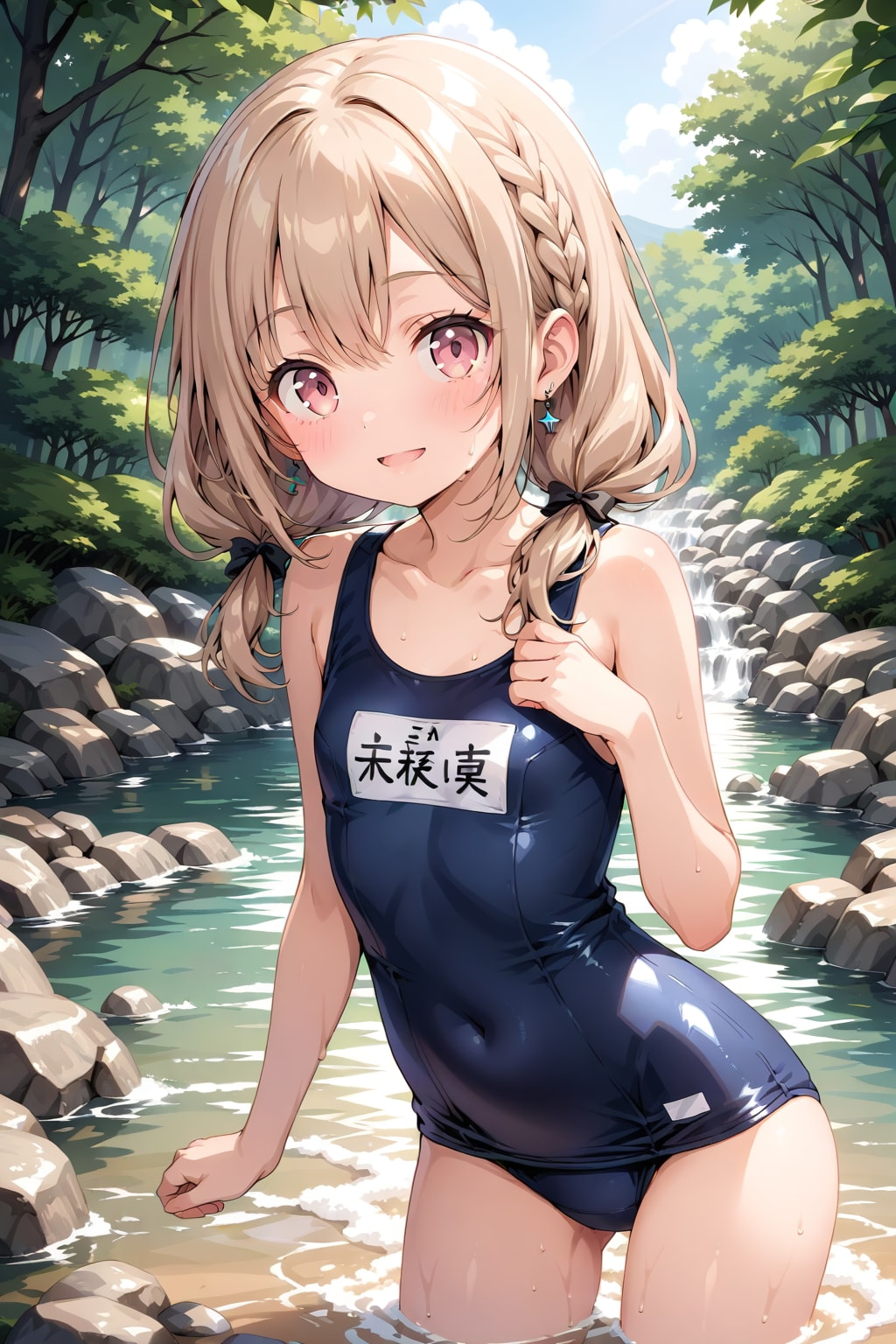 川遊び